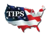 Tips badge over a stylized United States map in red, white, and blue